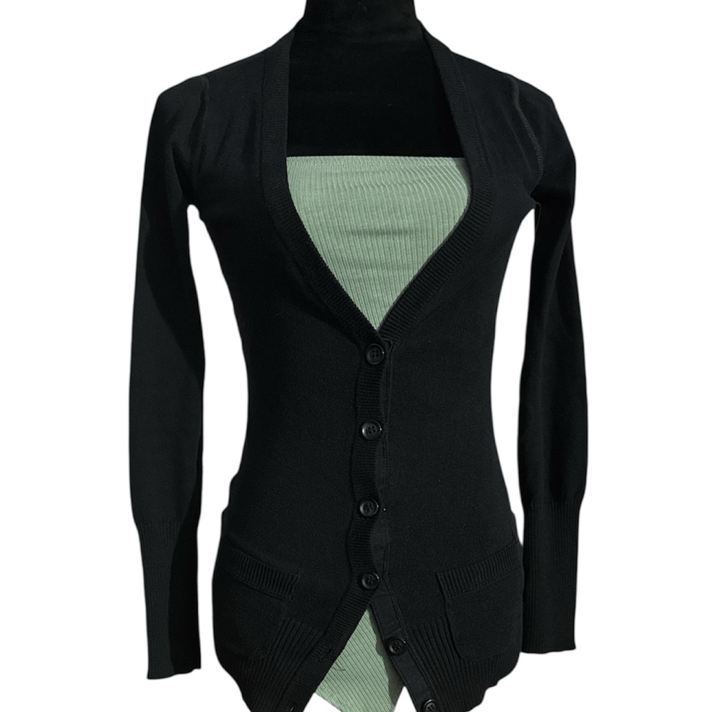 Aeropostale Black Women's Cardigan- Size XS